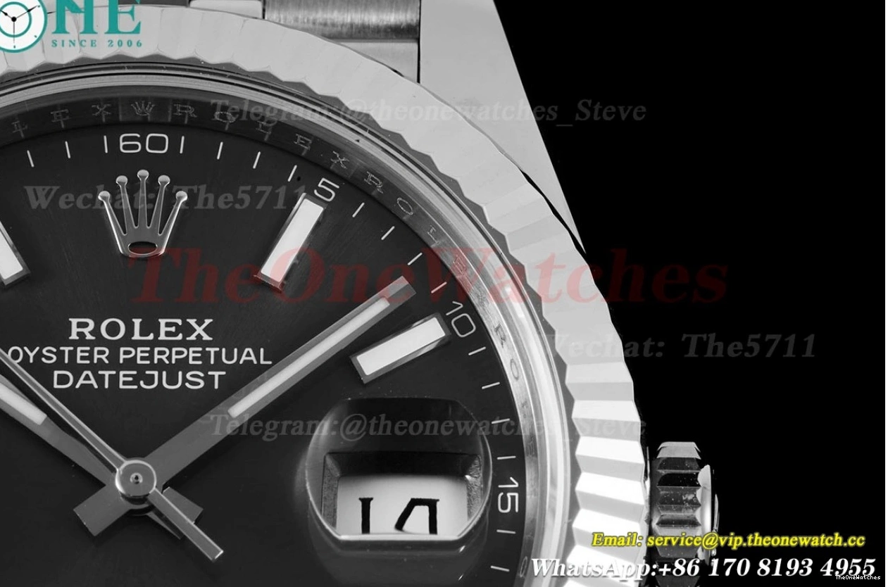 VSF Grey 41mm 126334 Flt VS3235 Jub SS 904L Datejust SS Stk 0320